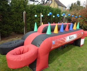 Under Pressure Inflatable with balls floating