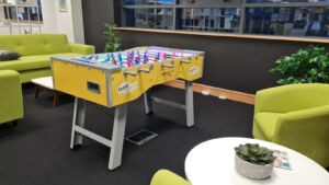 Fully Branded Foosball. top and all 4 sides