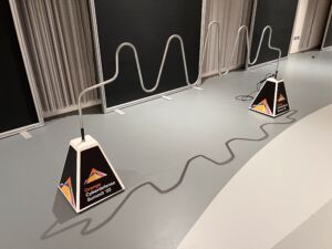 Orange branded buzz wire