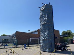 School events with the climbing wall