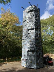 We tested the Scout groups with our Climbing Wall