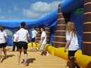 inflatable bouncy volleyball