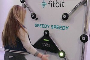 player on branded Fitbit Batak