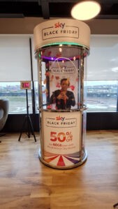 Fully Branded Cash Grabber for Sky