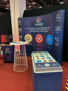 branded tap the app game for a trade stand