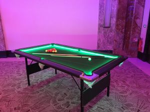 Pool Table with LED lighting