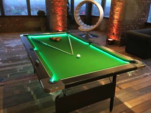 Pool Table with LED Lighting