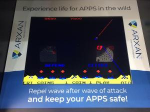 2 player Retro Game with a branded screen