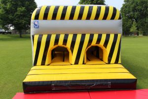 2 tunnels to begin the obstacle course