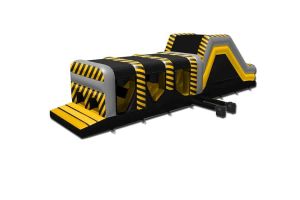 The Obstacle Course is full of obstacles to slip, slide, jump and leap over.