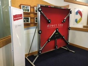 the Batak machine with branding