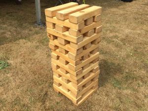 Giant Jenga Tower