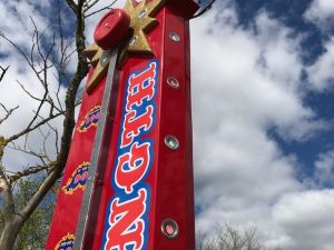 Up Close image of high striker