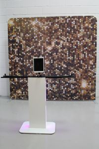 LED Gif Array Photo Booth with Glitter Background