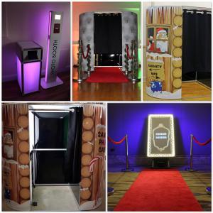 A Collage of our different photo booths