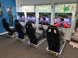 Branded racing sims