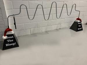 Christmas Buzz Wire with Santa hats