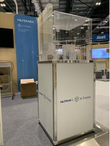 Crack the Safe on a Trade stand with google prizes inside, includes branded panels