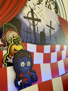 Roll and Bowl customised with Halloween characters