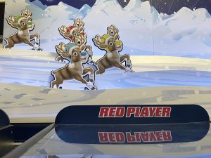 Christmas Roll and Bowl Reindeer Racing Hire