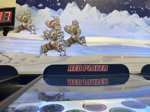 Christmas Roll and Bowl Reindeer Racing Hire