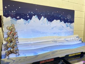 Christmas Roll and Bowl Reindeer Racing Hire