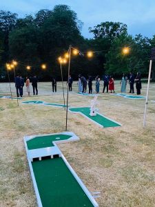 mini golf outdoors
