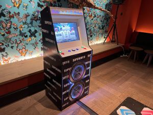 Superdry Branding on the Dance Machine