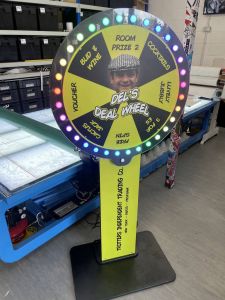 Digital Prize Wheel Branding