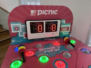 Close up picture of Whack a Mole Tabletop