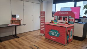 Fully Branded Whack a Mole for a Offie Party