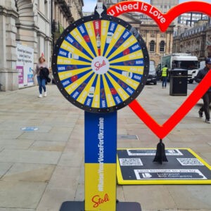 Prize Wheel with 32 Sections