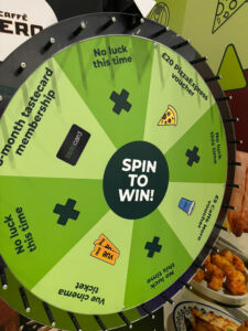 Manual Prize Wheel Hire